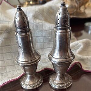 Elegant Silver Candle Holders